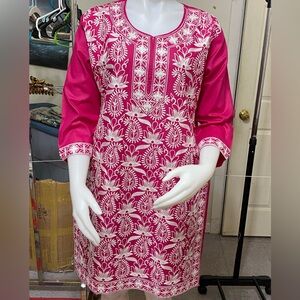 Cotton embroidered kurti/ kurta/ladies shirt